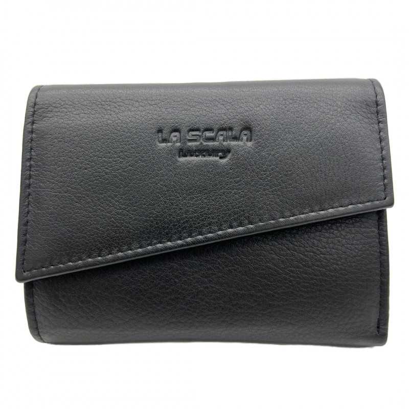 Portofel Dama Piele Naturala cu Design Ergonomic, Buzunar Buletin , La Scala Luxury, 9,5x12,5x2,5 cm Portofel Dama Piele Naturala cu Design Ergonomic, Buzunar Buletin , La Scala Luxury, 9,5x12,5x2,5 cm