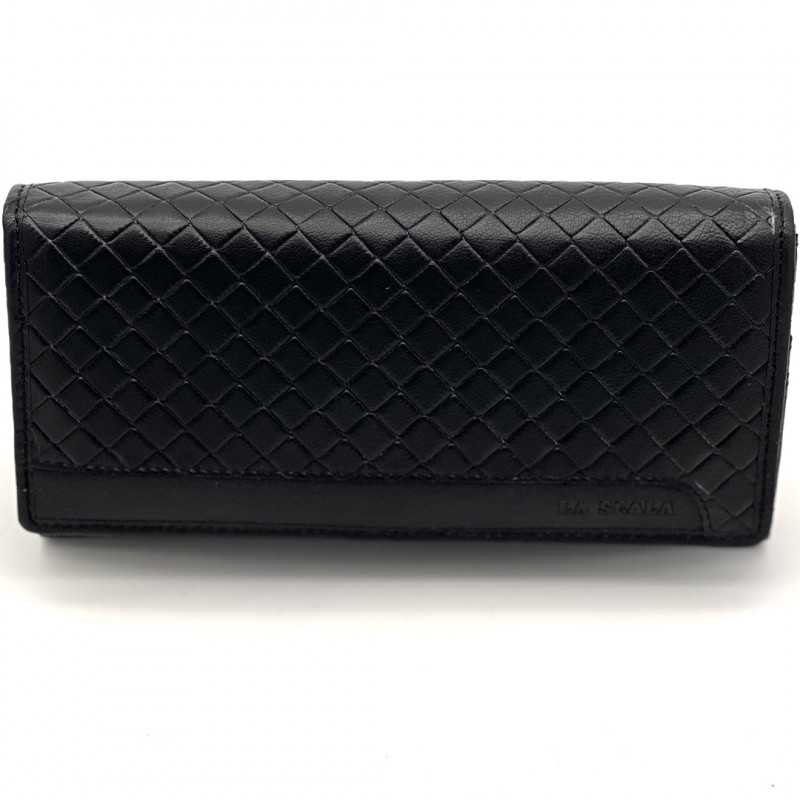 Portofel din Piele pentru femei La Scala: Turcoaz, Negru, Rosu, 10x19x3 cm, Protectie RFID Portofel din Piele pentru femei La Scala: Turcoaz, Negru, Rosu, 10x19x3 cm, Protectie RFID