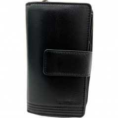 Portofel Femei Cu multe Compartimente, 4 Culori: Mustar, Rosu,Negru, Albastru, 9,5 x 16 x 3 cm, BRAND LA SCALA