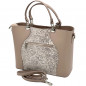 Geanta Bej / Roz dama din piele naturala, Made in Italy, 33 x 25 x12 cm Geanta Bej / Roz dama din piele naturala, Made in Italy, 33 x 25 x12 cm